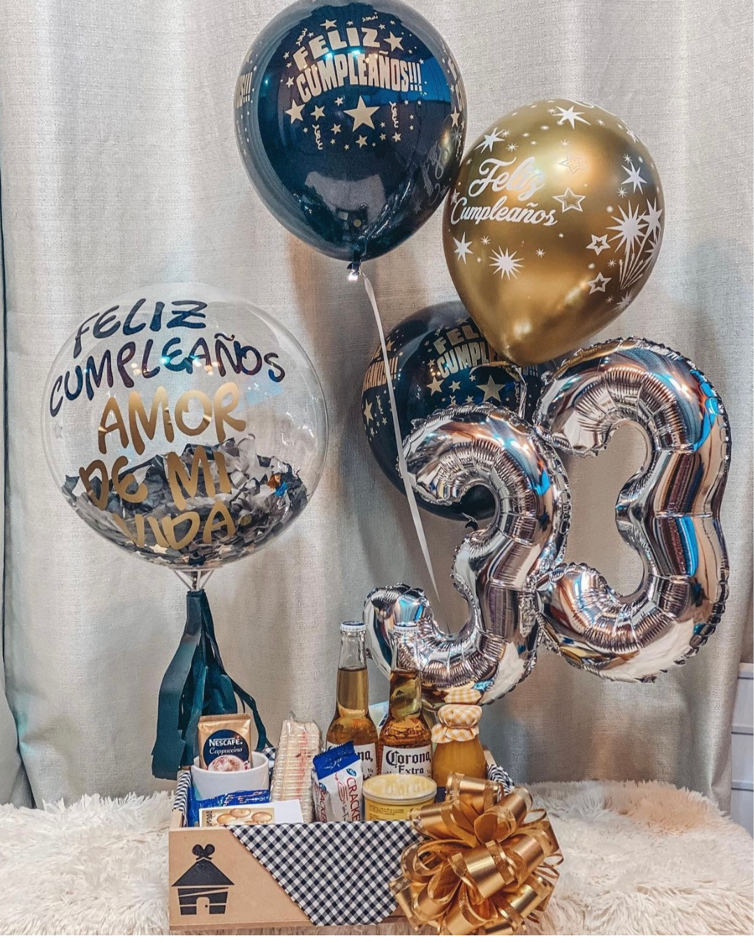 Desayuno para Ellos con helio y números