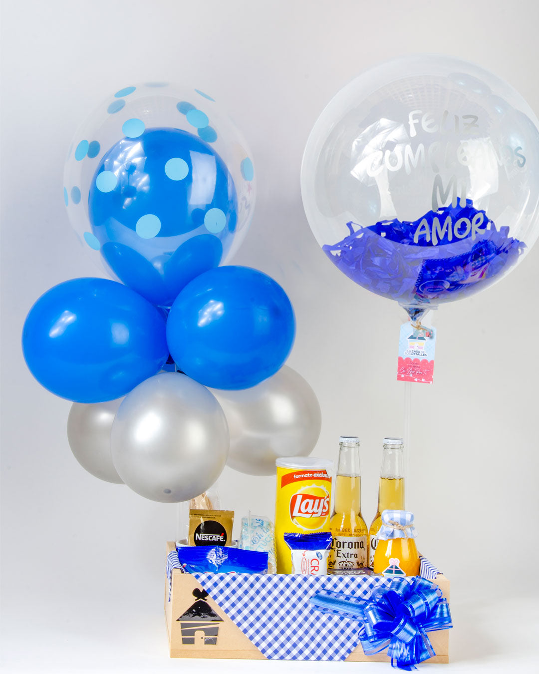 desayuno sorpresa para hombres a domicilio, desayunos sorpresa, desayunos con globos, desayunos de regalo