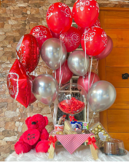 Desayuno premium de globos